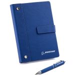 Boeing Signature Logo Notebook & Pen Set - Royal Blue
