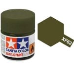 Tamiya XF-62 Olive Drab Matt Acrylic Paint 10ml
