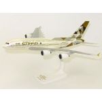 Etihad Airbus A380 Plastic Model - Scale 1:250