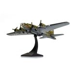 Corgi B17-F Flying Fortress Royal Flush 100 BG 8th Air Force Diecast Model - 1/72