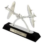 Spitfire & Hurricane Tribute Metal Desk Model