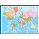 Modern Map Of The World Jigsaw (1000 pieces)