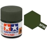 Tamiya XF-58 Olive Green Matt Acrylic Paint 10ml