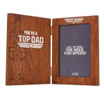 Top Gun Top Dad Folding Photo Frame
