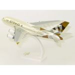 Etihad Airbus A380 Plastic Model - Scale 1:250