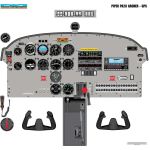 Piper PA-28 Archer GPS Cockpit Training Poster
