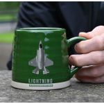 RAF F-35B Lightning Potters Mug - Green