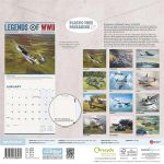 Legends of WW2 Square Calendar 2027