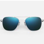AVIATOR - MATTE CHROME & COBALT
