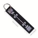 Runway 18L - 36R Embroidered Keyring