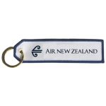 Air New Zealand 1996 Pacific Wave White Embroidered Keyring