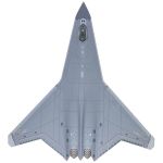 J-50 Stealth 6th Generation Aircraft - SHENYANG 36011 China Air Force Diecast - 1/72
