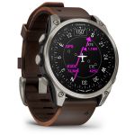 Garmin D2 Mach 2 Smartwatch - 47mm Leather Band