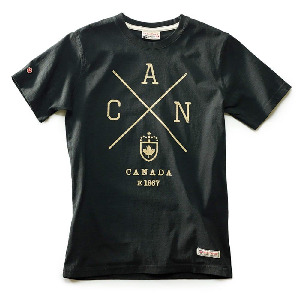 RedCanoe Cross Canada TShirt in Black from Flightstore UK