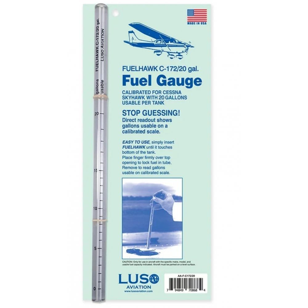 JAir Cessna 172 20 Gallon Fuelhawk Fuel Gauge Tester