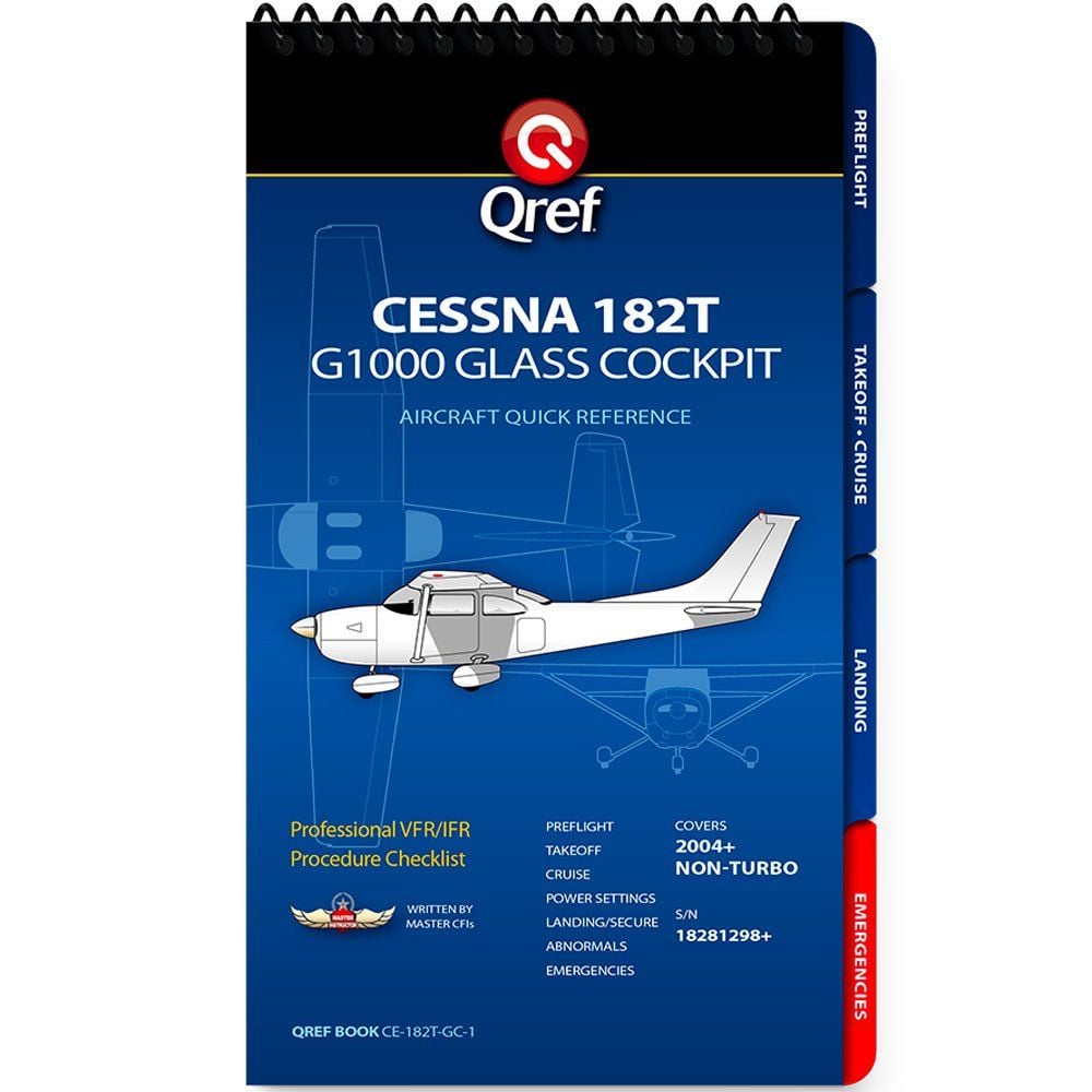 Cessna 182T Skylane (2004+) W/G1000 Aircraft Checklist Flightstore