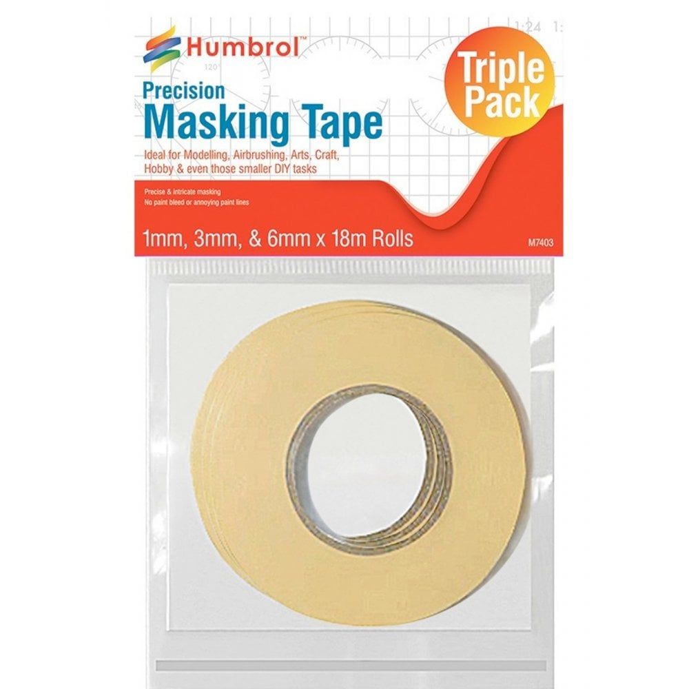 Humbrol Masking Tape Set for Plastic Models